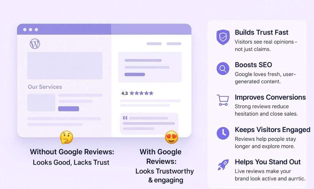 conversion increase due to Google reviews