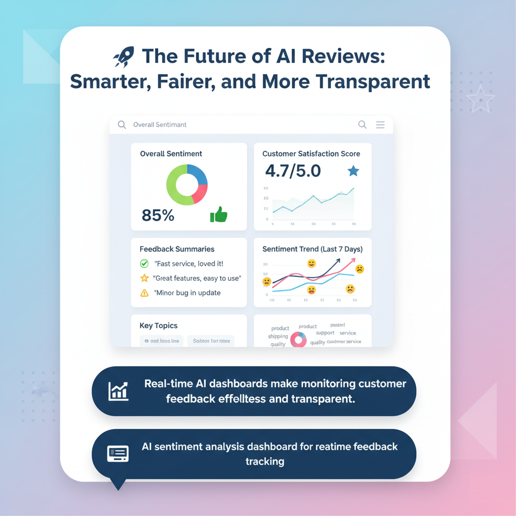 AI sentiment analysis dashboard for real-time feedback tracking.