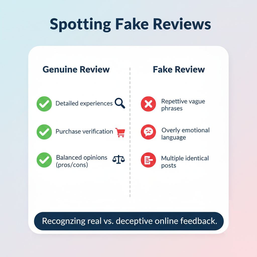 Identifying fake vs real online reviews