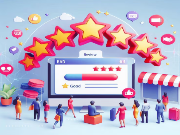 Future of online reputation management in 2025 dashboard.