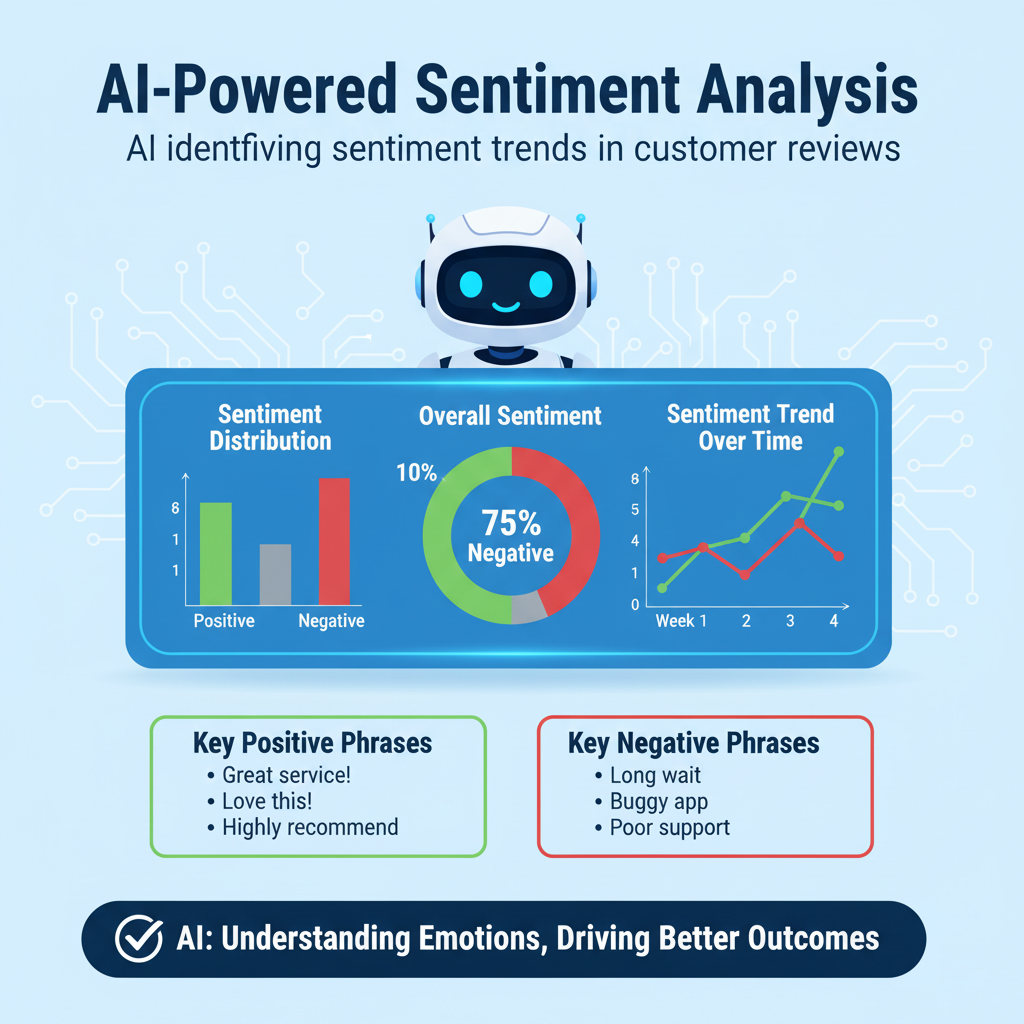 AI sentiment analysis dashboard example