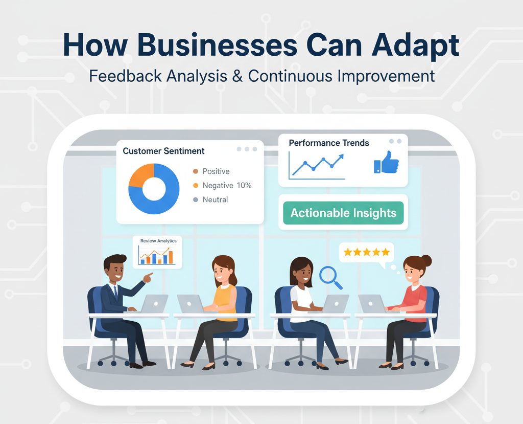 Businesses adapting to Trustpilot 2025 update through feedback analysis.