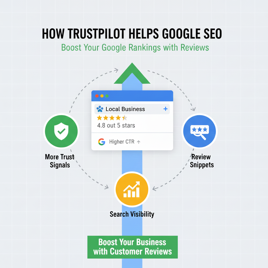 How Trustpilot reviews improve Google SEO and search visibility