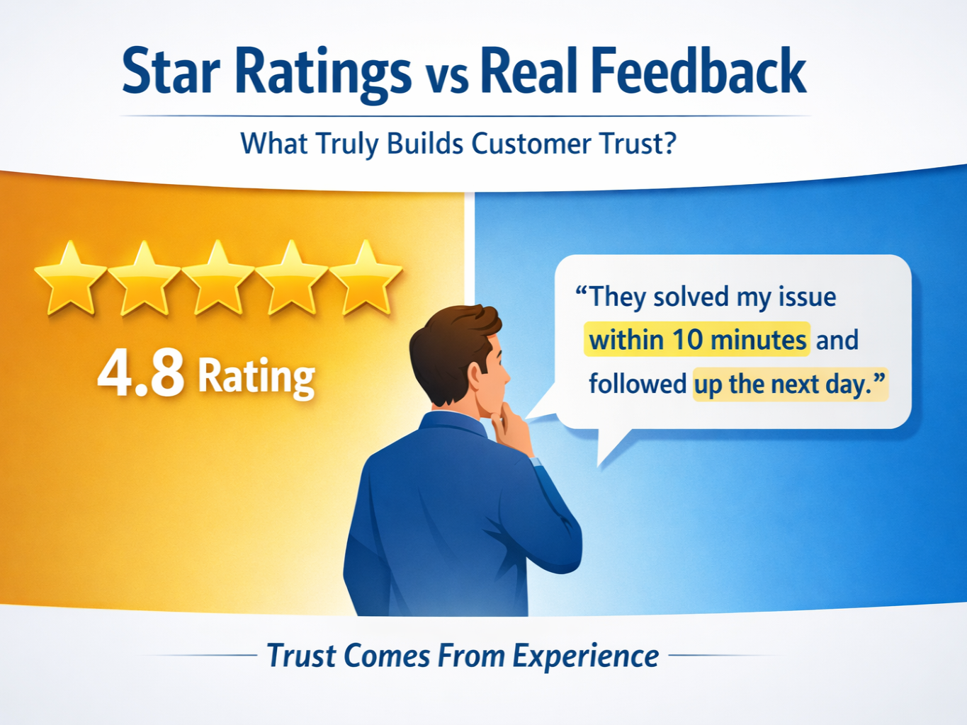 star ratings vs real feedback comparison blog cover image